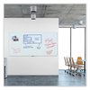 U Brands Glass Dry Erase Board, 96 x 47, White Surface 4148U00-01